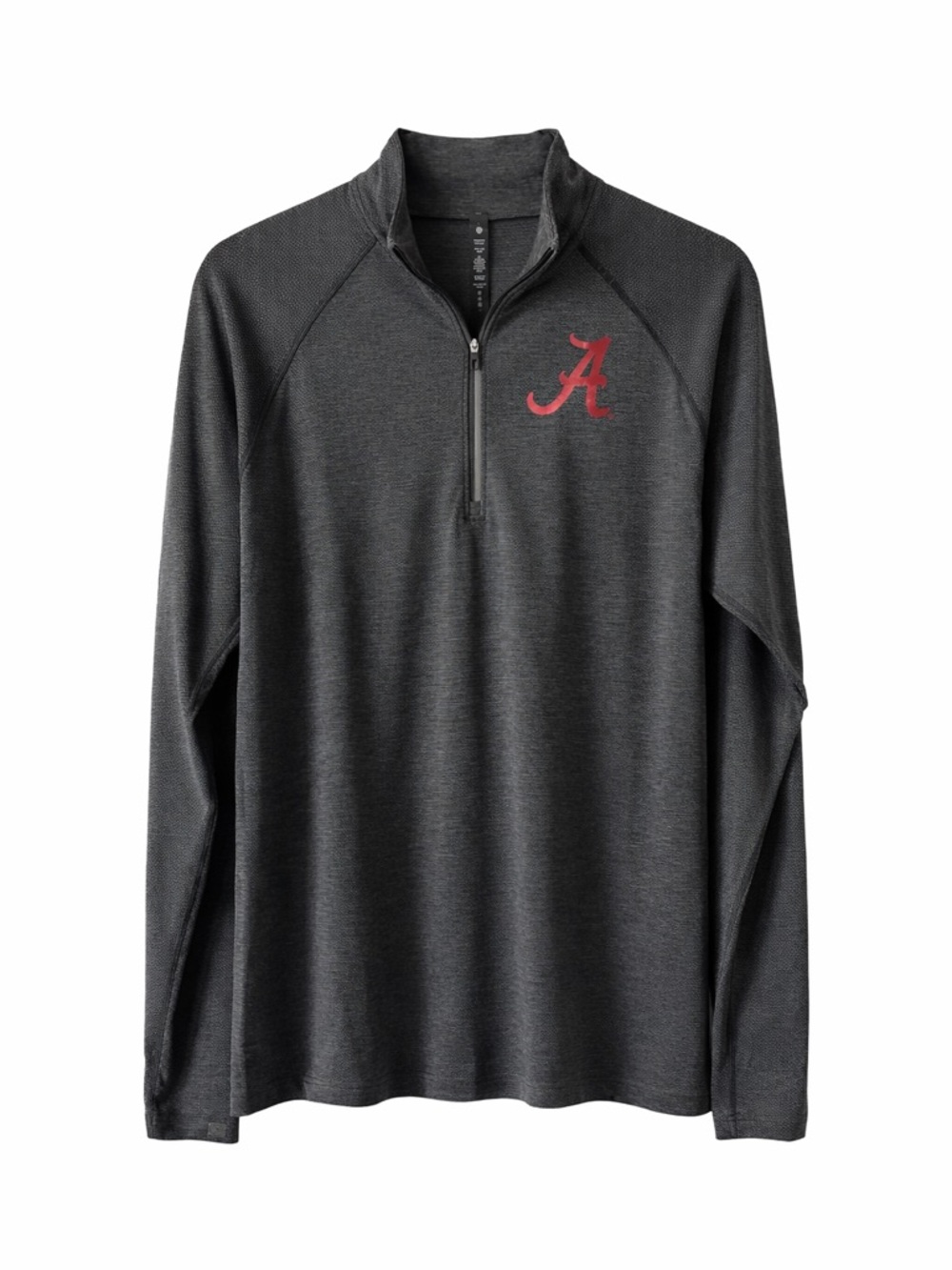 Lululemon Metal Vent Tech Half Zip Men’s L Alabama Crimson Tide Gray Pullover